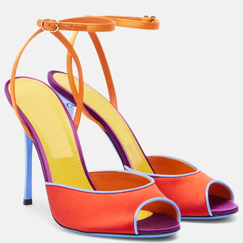 Women'S Shoes Veja - Sandales à bout ouvert en satin