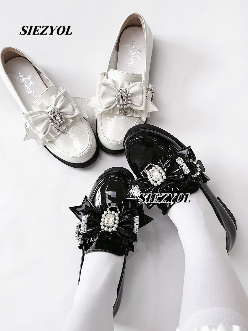 Women Shoes Loafers - Chaussures en cuir décontractées de style