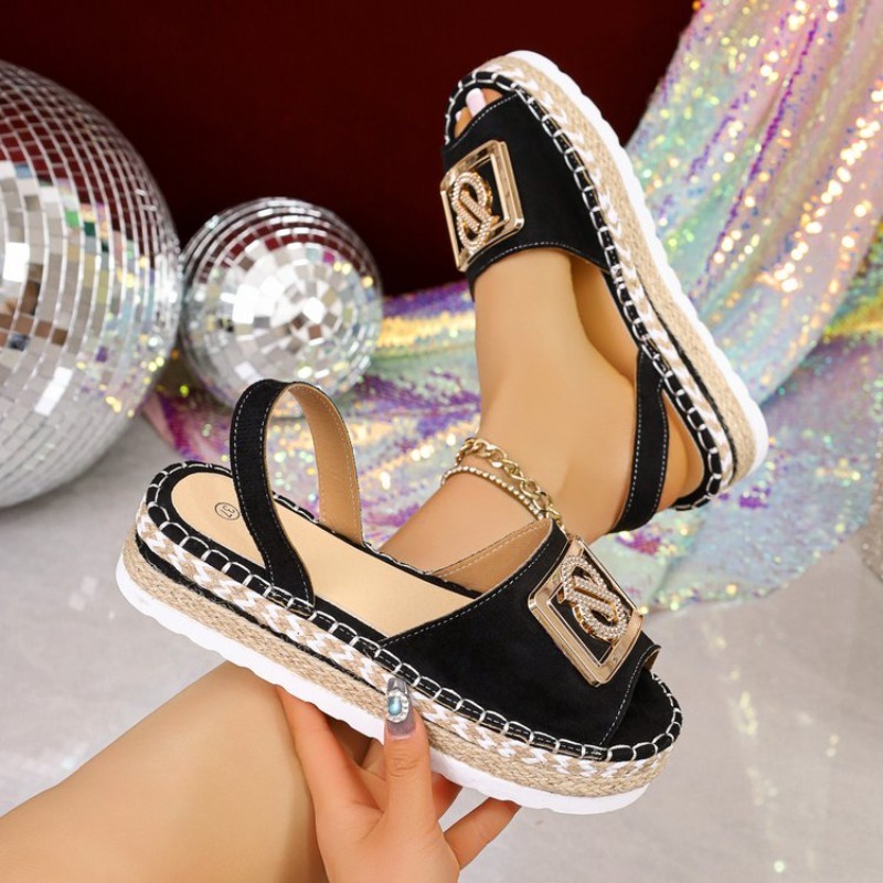 Espadrille Wedge Shoes - Nouvelles sandales espadrilles à plateforme pour