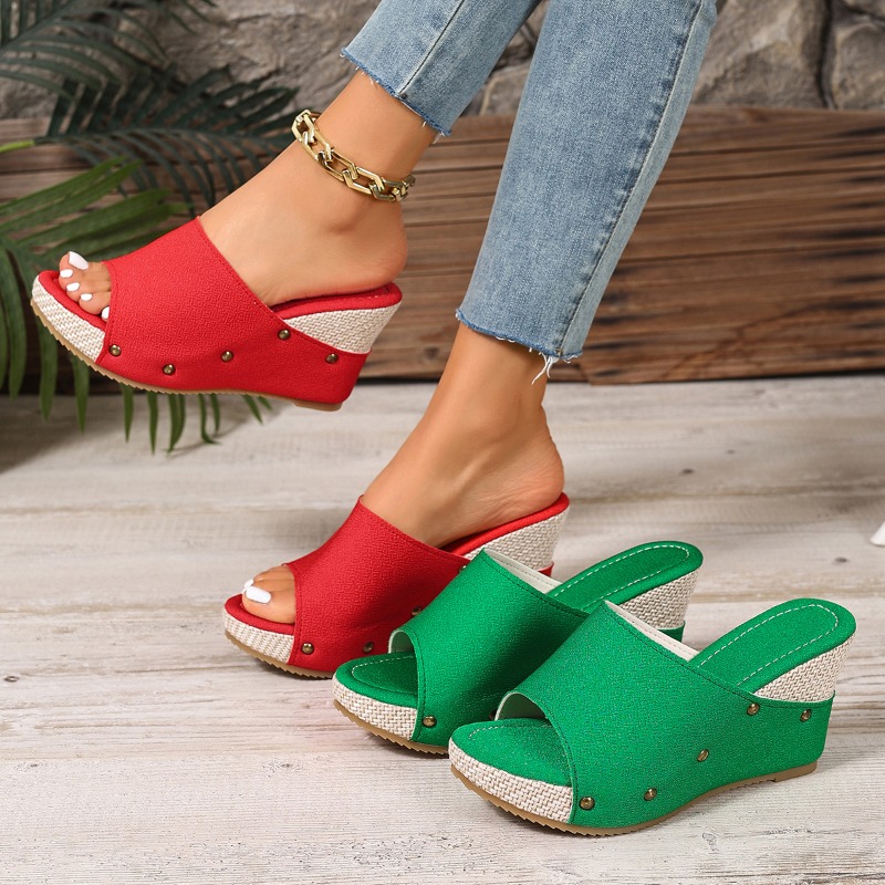 Espadrille Wedge Shoes - Nouvelles sandales compensées espadrilles pour femme