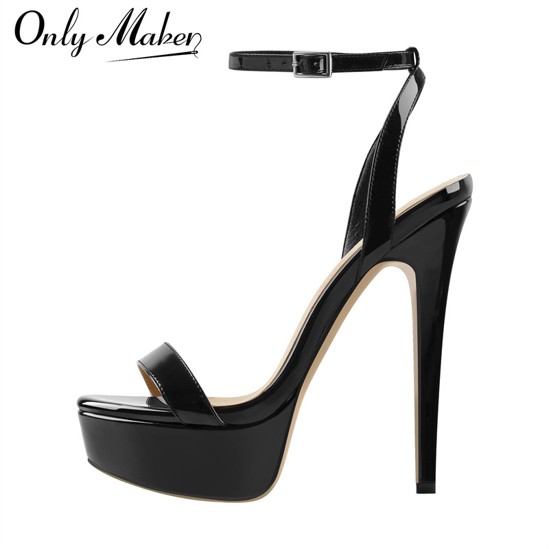 Platform Mule Heel - Onlymaker femmes plate-forme talons aiguilles bout