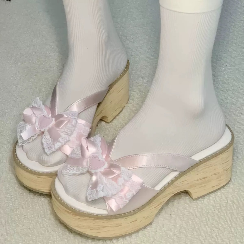 Women Shoes Japan - Sandales à plateforme épaisses en bois
