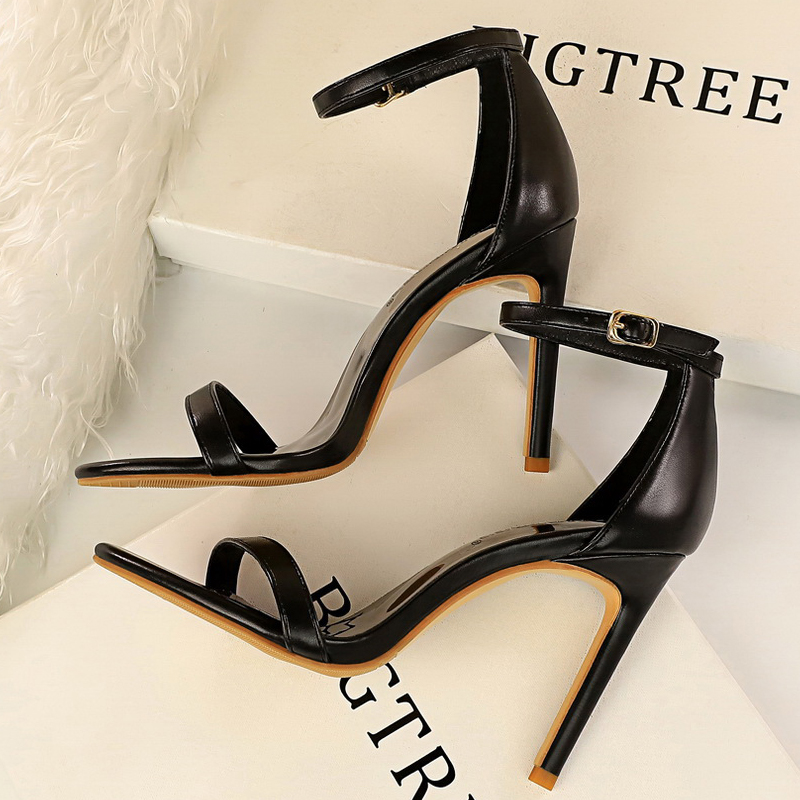 Platform Mule Heel - Sandales d'été pour femmes BIGTREE, à