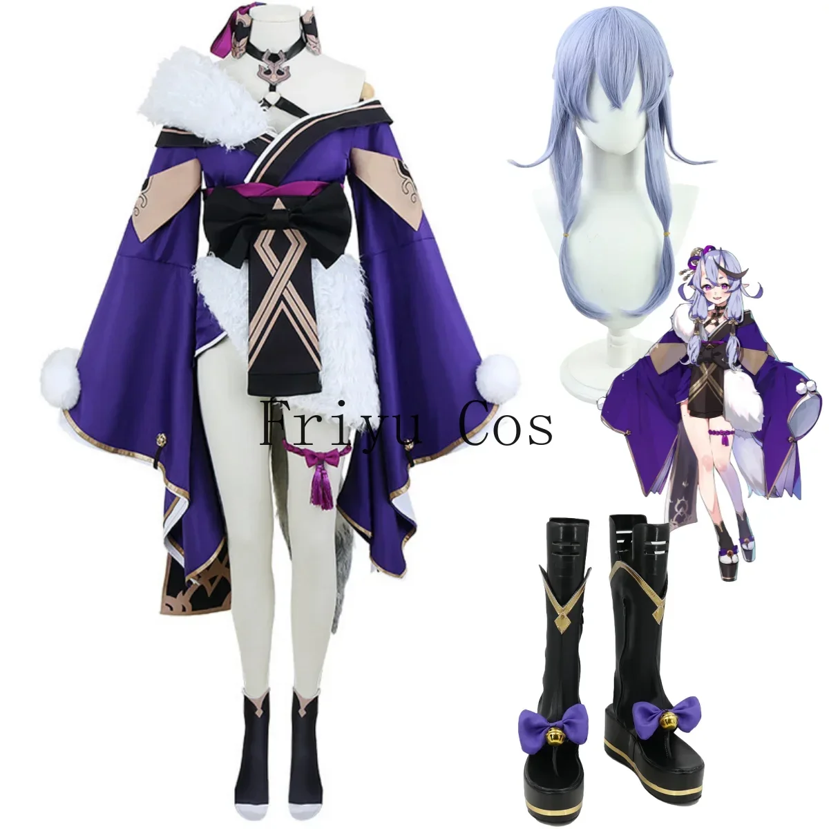 Women Shoes Japan - Anime virtuel Rindou Mikoto Cosplay Costume