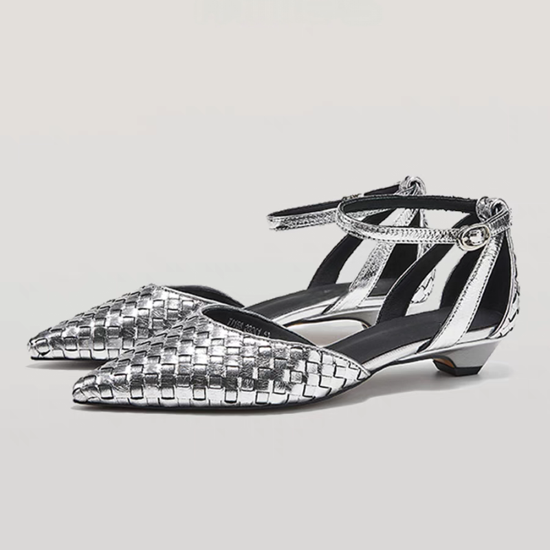 Women Shoes Brand - Bout pointu talons bas femmes sandales