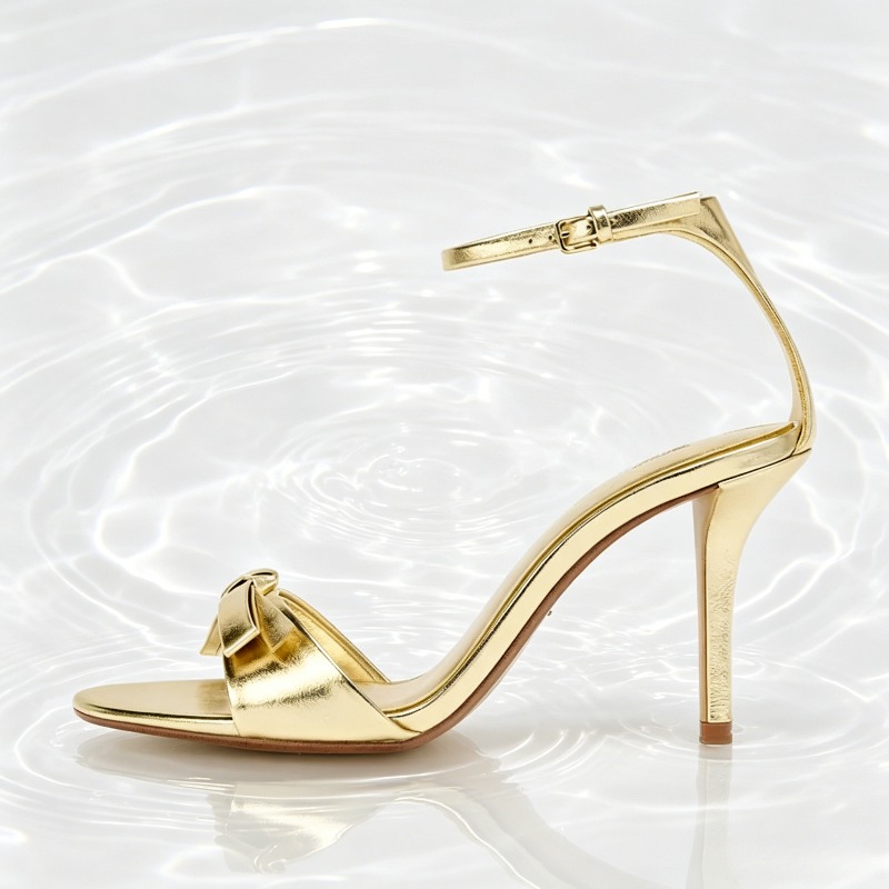 Élégant Golden Bow marque sand - Women Shoes Brand avis et prix