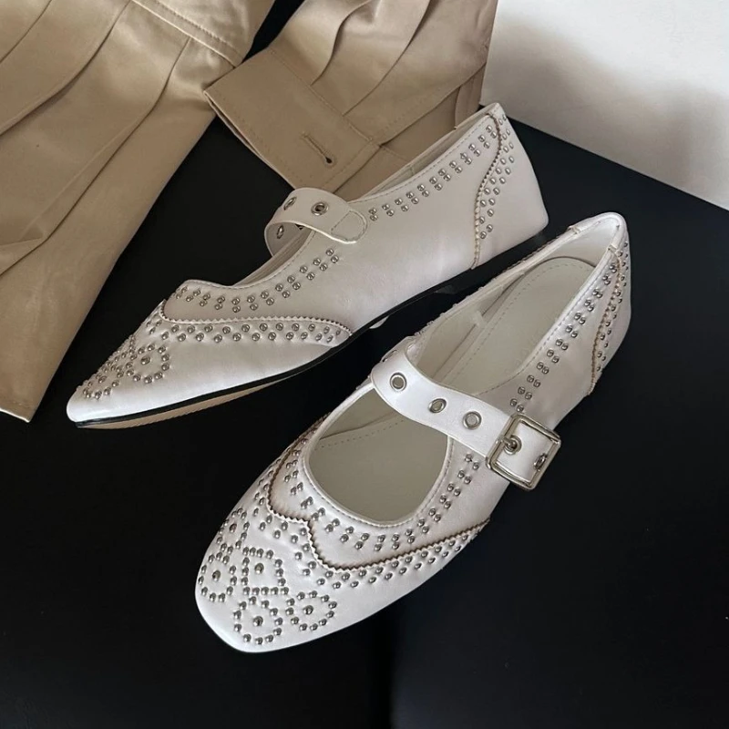Rétro Rivet boucle Design appa - Women Shoes Brand avis et prix