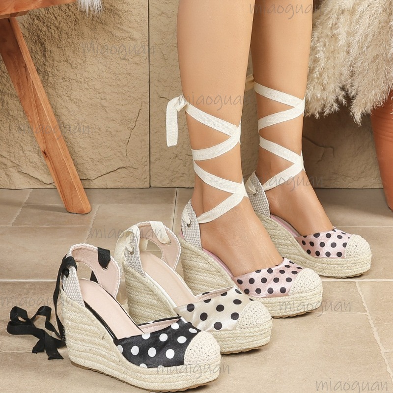 Nouvelles sandales compensées  - Espadrille Wedge Shoes avis et prix