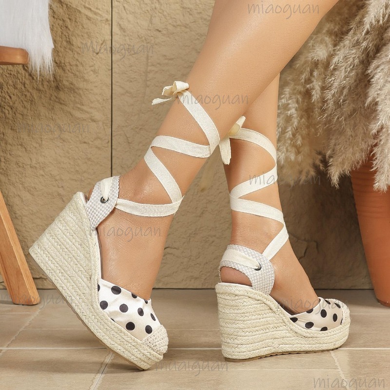 Nouvelles sandales compensées  - Espadrille Wedge Shoes avis et prix