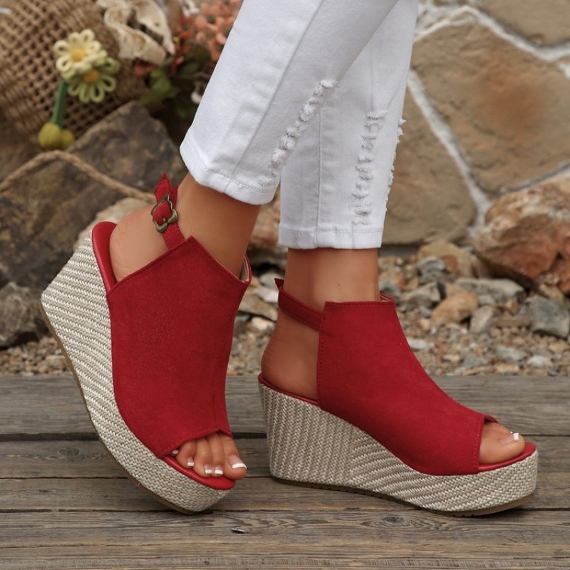 Sandales compensées d'été pour - Espadrille Wedge Shoes avis et prix