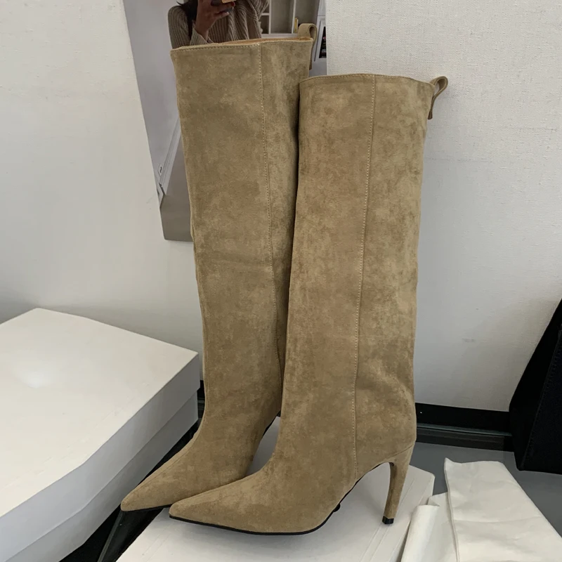 Rue Punk hiver Vintage bout po - High Knee Heel Boots avis et prix