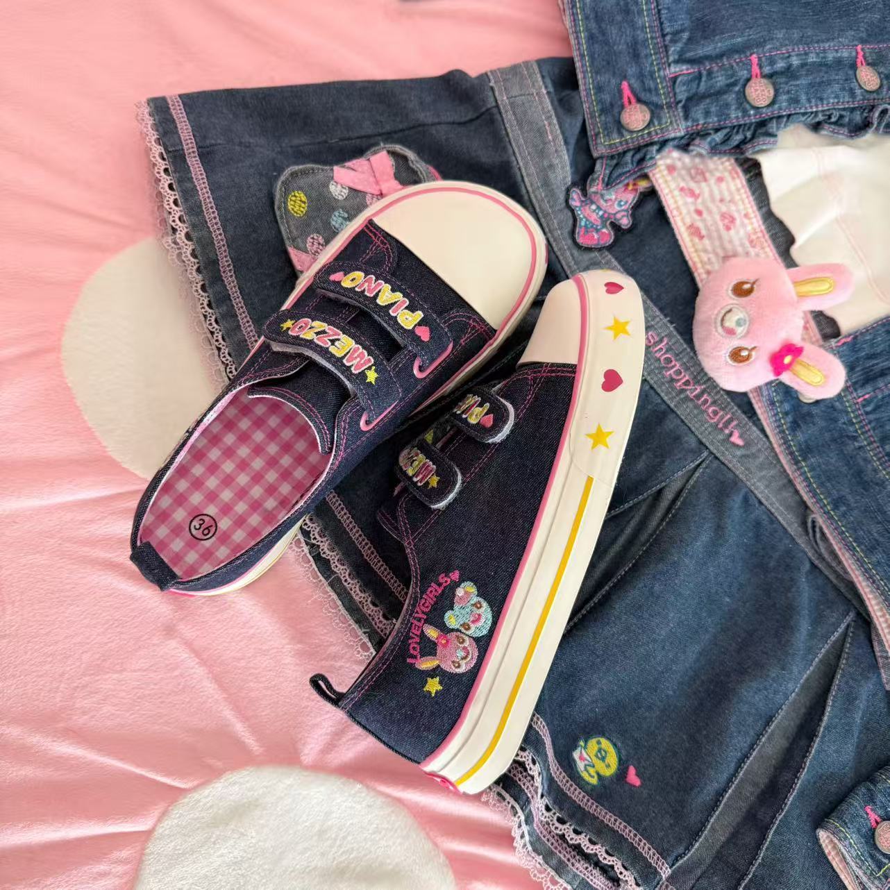 Nouvelles baskets basses brodé - Women Shoes Japan avis et prix