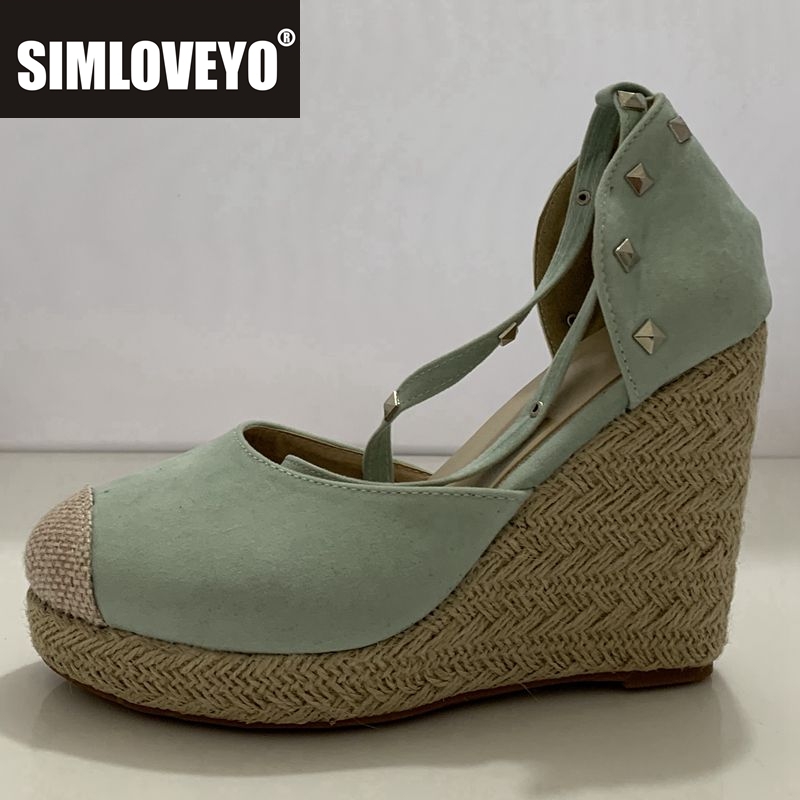 SIMLOVEYO espadrilles femmes s - Espadrille Wedge Shoes avis et prix