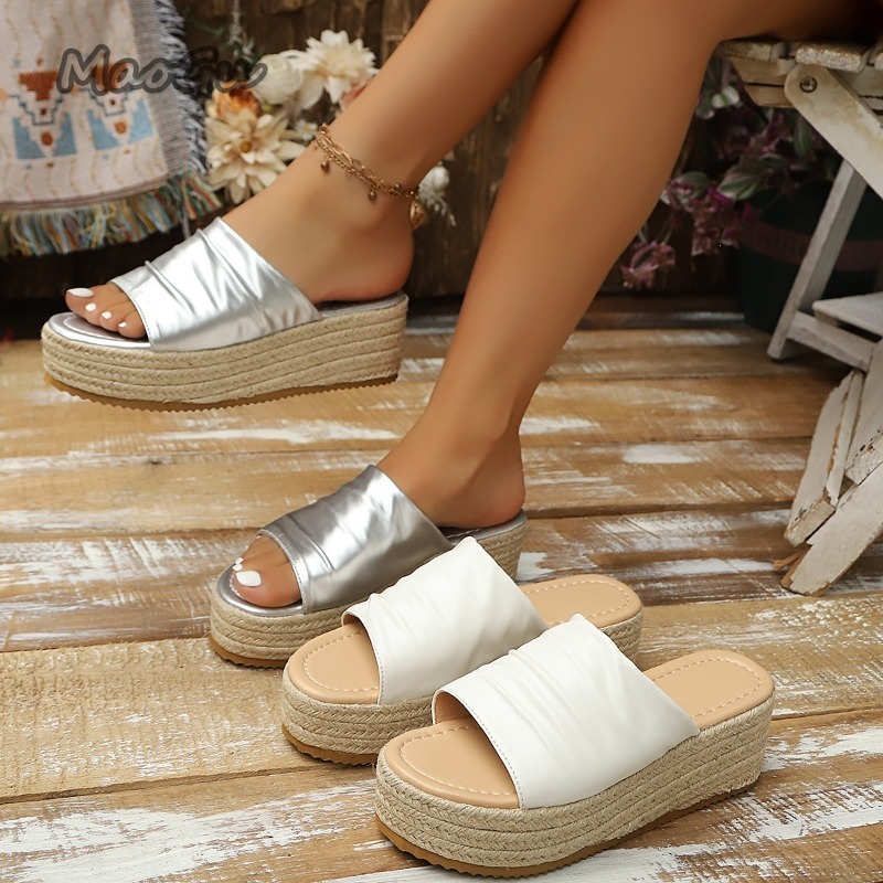 Sandales compensées à platefor - Espadrille Wedge Shoes avis et prix