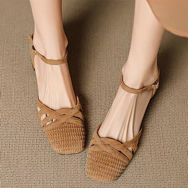 Rétro tissage sandales à talon - Women'S Shoes Veja avis et prix