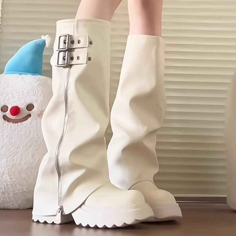 Style Punk épissage fond épais - High Knee Heel Boots avis et prix