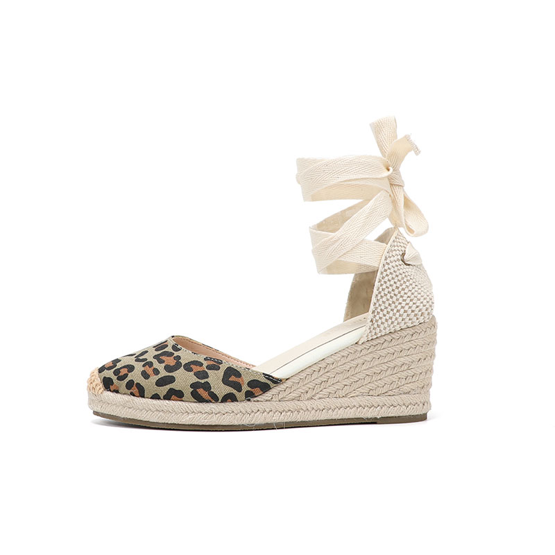 Sandales compensées pour femme - Espadrille Wedge Shoes avis et prix