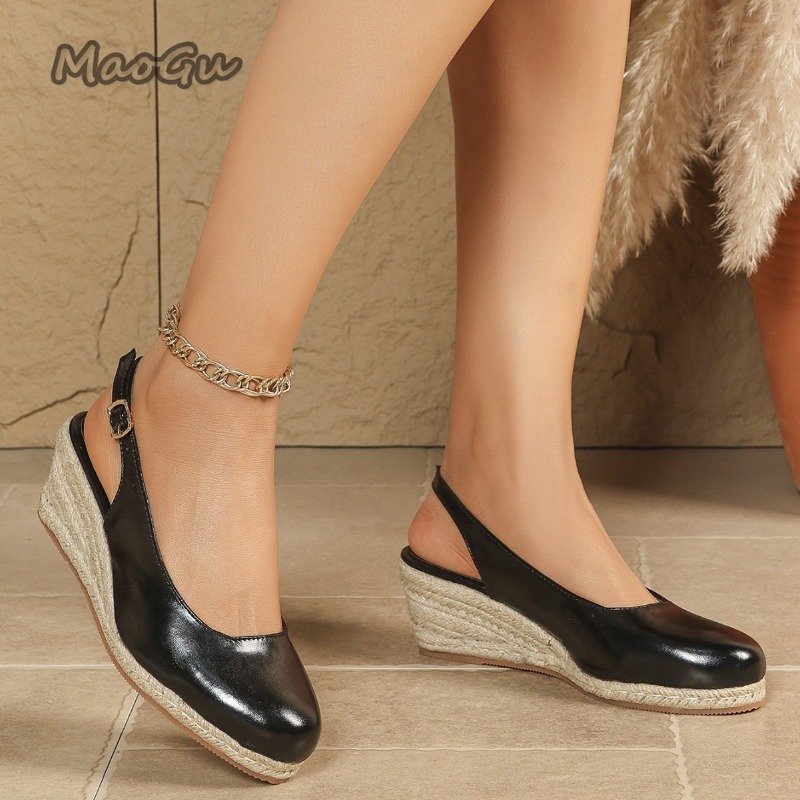 Nouvelles Sandales Compensées  - Espadrille Wedge Shoes avis et prix